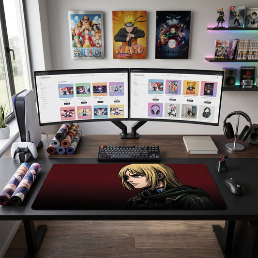 Armin anime mouse pad XL gaming desk mat Dark Portrait