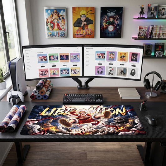 Brook anime mouse pad XL gaming desk mat Skeletal Revolution