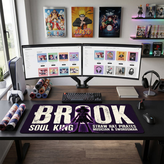 Brook anime mouse pad XL gaming desk mat Standing Tall Gothic