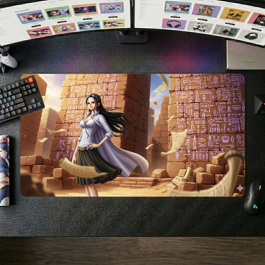 Robin anime mouse pad XL gaming desk mat Ancient Ruins Mystic