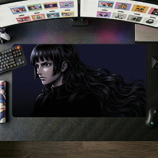Robin anime mouse pad XL gaming desk mat Looking Left Gothic