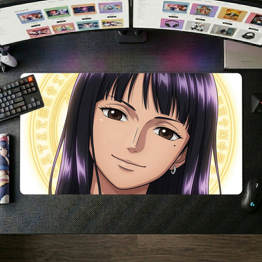 Robin anime mouse pad XL gaming desk mat Smiling Forward Mature And Sophisticated