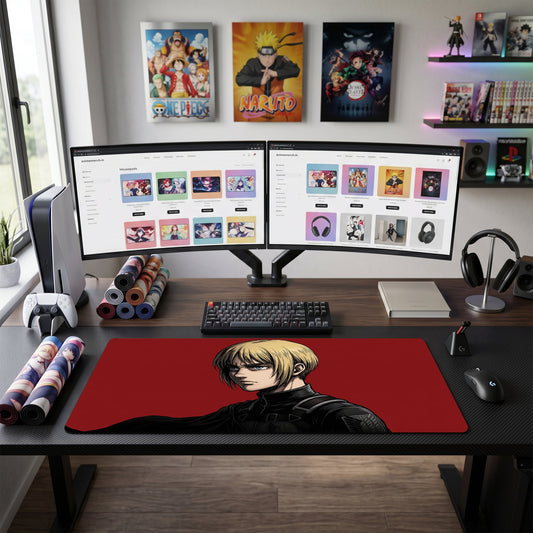 Armin anime mouse pad XL gaming desk mat In Dark Portrait