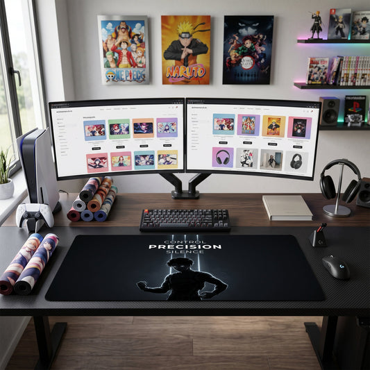 Eren anime mouse pad XL gaming desk mat Titan Shift Cinematic Silhouette