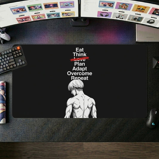 Eren anime mouse pad XL gaming desk mat Dark Manga Inspirational