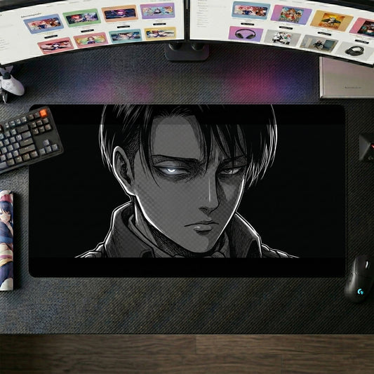 Eren anime mouse pad XL gaming desk mat Dark Portrait Cinematic