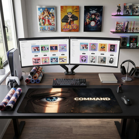 Erwin anime mouse pad XL gaming desk mat Command Cinematic Eye