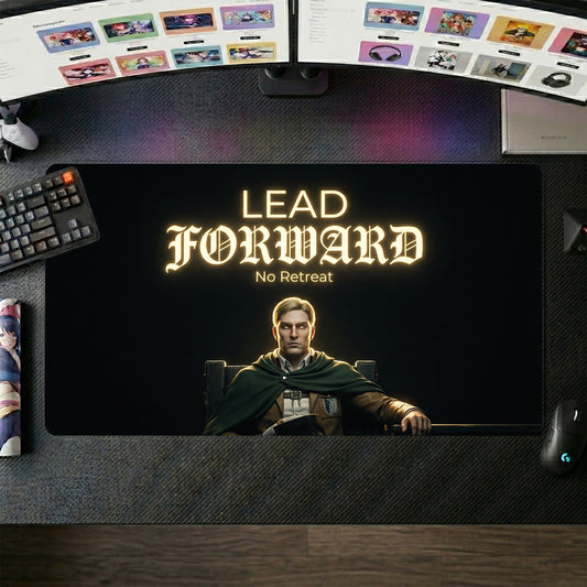 Erwin anime mouse pad XL gaming desk mat Lead Forward Cinematic Portrait