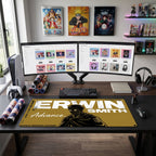Erwin Smith anime mouse pad XL gaming desk mat Dark Commander Portrait