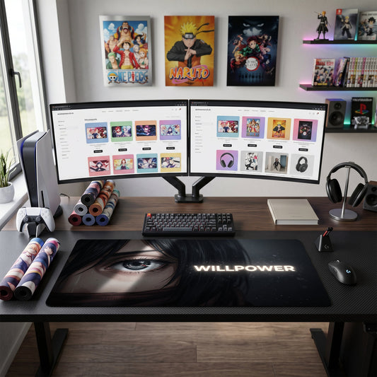 Mikasa anime mouse pad XL gaming desk mat Dramatic Eye Portrait