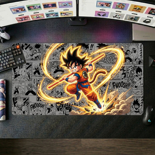 Goku anime mouse pad XL gaming desk mat Dynamic Manga Action Stick