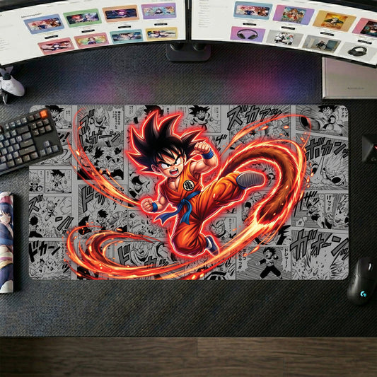 Goku anime mouse pad XL gaming desk mat Dynamic Manga Kamehameha
