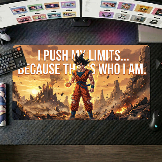 Goku anime mouse pad XL gaming desk mat Inspirational Poster Rugged