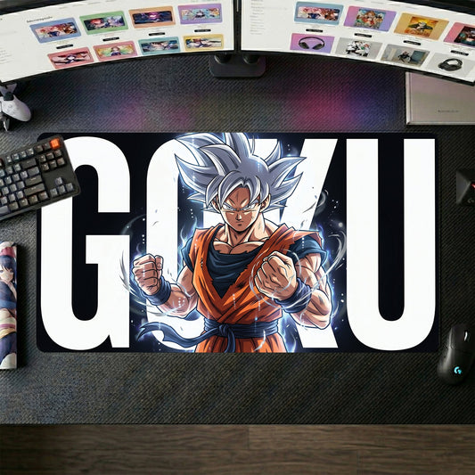 Goku anime mouse pad XL gaming desk mat Super Saiyan Pose 1