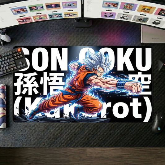 Goku anime mouse pad XL gaming desk mat Super Saiyan Pose Son 1