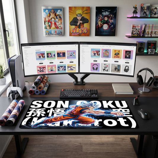 Goku anime mouse pad XL gaming desk mat Super Saiyan Pose Son 1