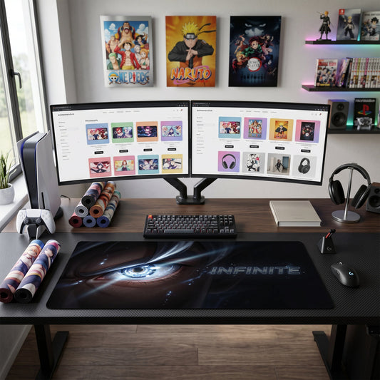 Goku anime mouse pad XL gaming desk mat Ultra Instinct Infinite