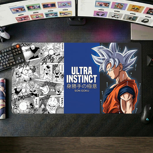 Goku anime mouse pad XL gaming desk mat Ultra Instinct Manga Fusion