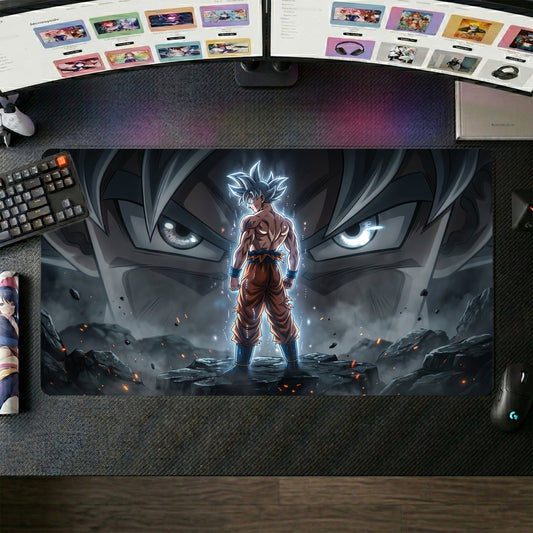 Goku anime mouse pad XL gaming desk mat Vs Jiren Epic Confrontation
