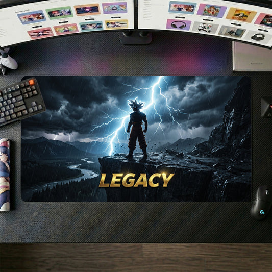 Vegeta anime mouse pad XL gaming desk mat Legacy Turbulent Landscape