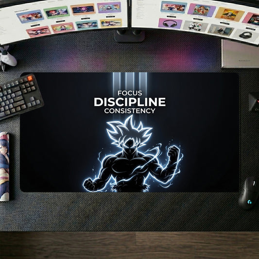 Vegeta anime mouse pad XL gaming desk mat Super Saiyan Void Discipline 1