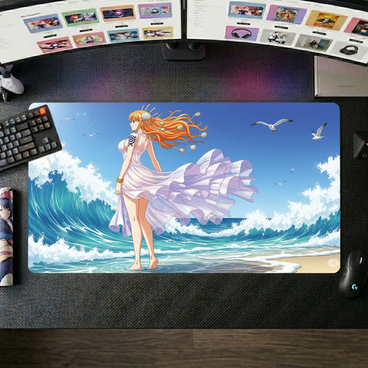 Boa Hancock anime mouse pad XL gaming desk mat Sea Queen Radiant