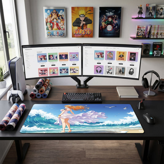 Boa Hancock anime mouse pad XL gaming desk mat Sea Queen Radiant