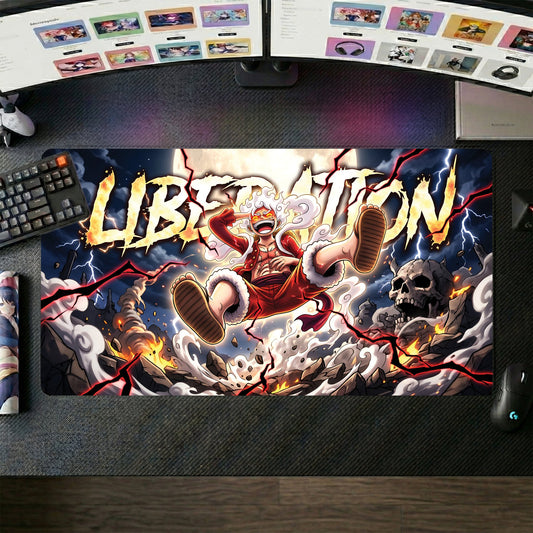 Brook anime mouse pad XL gaming desk mat Skeletal Revolution