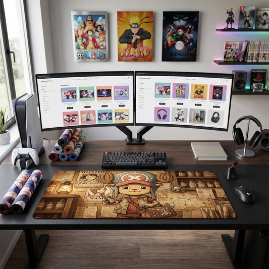 Chopper anime mouse pad XL gaming desk mat Cartoon Chibi Adventure