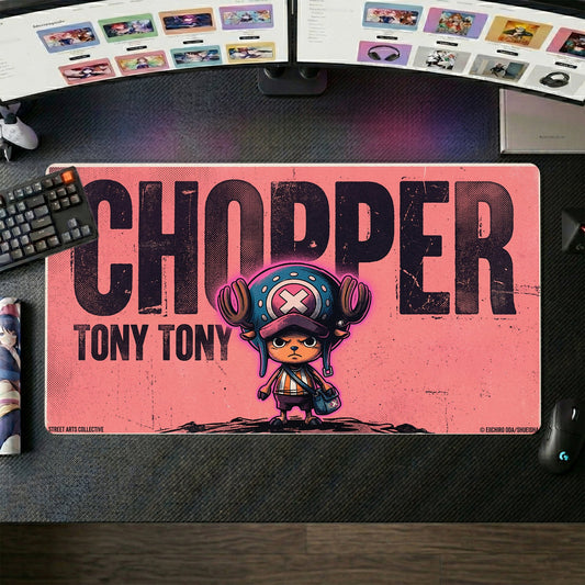 Chopper anime mouse pad XL gaming desk mat Standing Still Cute Graphics