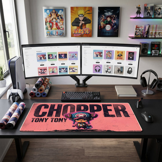Chopper anime mouse pad XL gaming desk mat Standing Still Cute Graphics