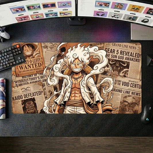 Luffy anime mouse pad XL gaming desk mat Gigantic Revolution Unleashed