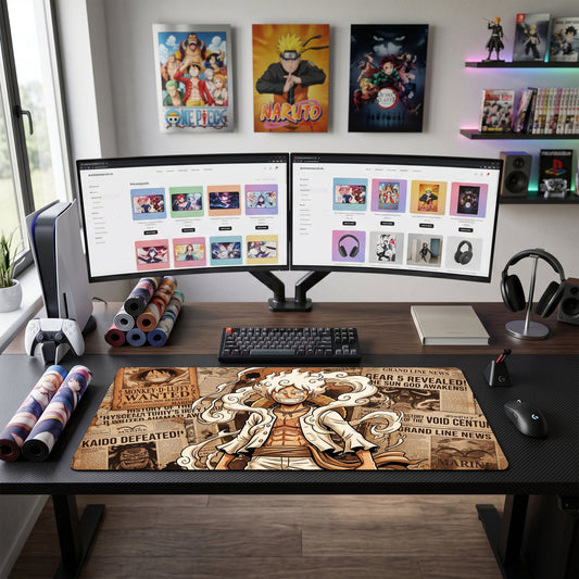 Luffy anime mouse pad XL gaming desk mat Gigantic Revolution Unleashed