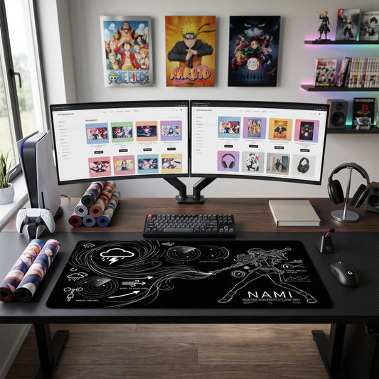 Nami anime mouse pad XL gaming desk mat Dynamic Pose Digital Art