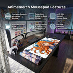 Nami anime mouse pad XL gaming desk mat Smiling Confidently Vibrant Dramatic