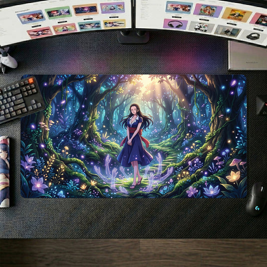 Nami anime mouse pad XL gaming desk mat Standing Calmly Fantasy Nature