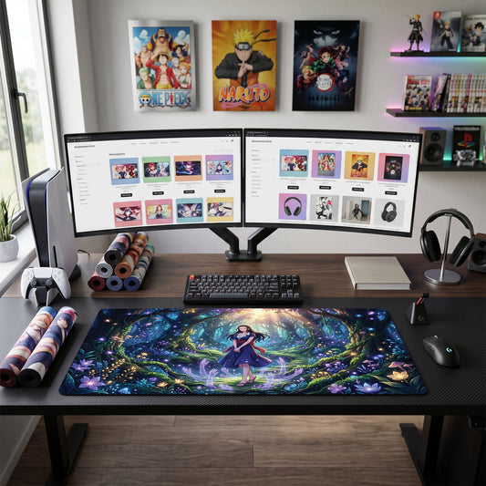 Nami anime mouse pad XL gaming desk mat Standing Calmly Fantasy Nature