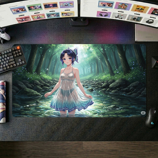 One Piece Girl anime mouse pad XL gaming desk mat Mystic Forest Eden