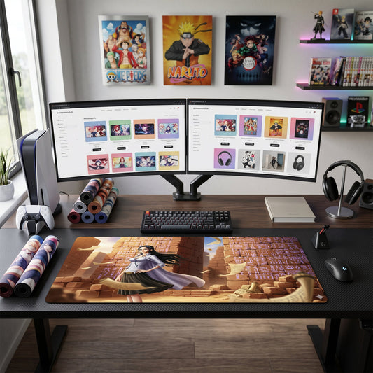 Robin anime mouse pad XL gaming desk mat Ancient Ruins Mystic