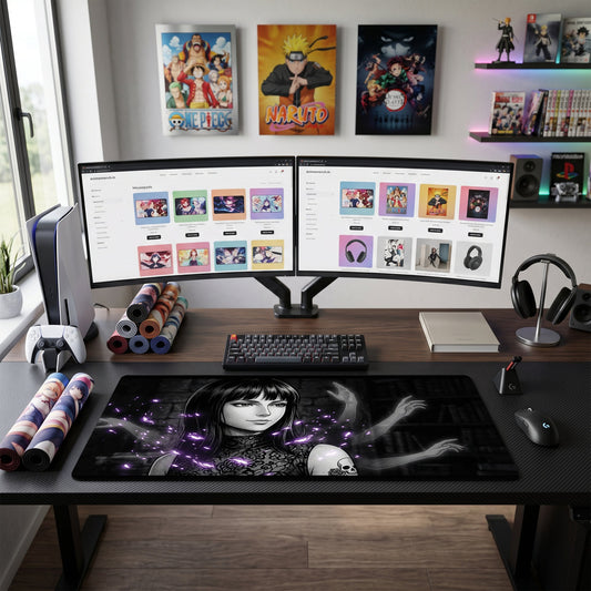 Robin anime mouse pad XL gaming desk mat Mysterious Pose Gothic