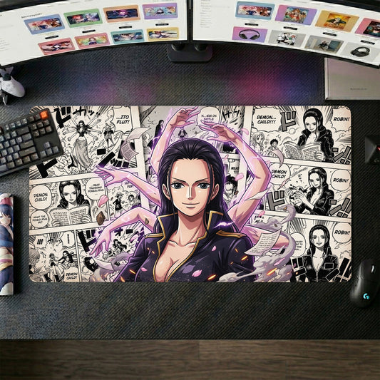 Robin anime mouse pad XL gaming desk mat Mystic Pose Dark Gothic