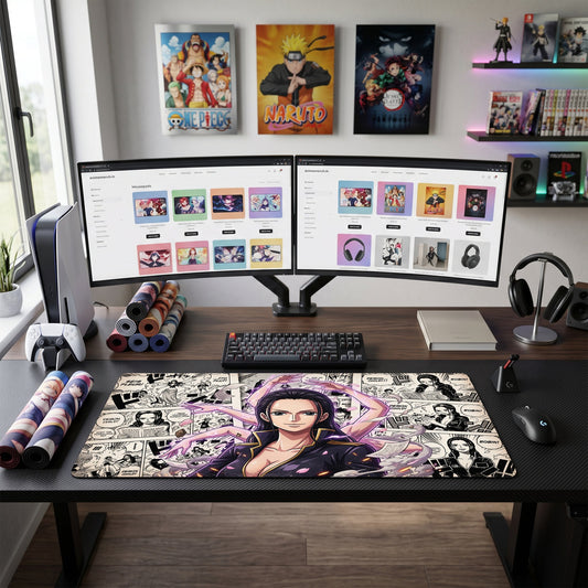 Robin anime mouse pad XL gaming desk mat Mystic Pose Dark Gothic