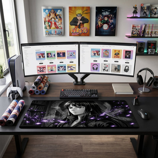 Robin anime mouse pad XL gaming desk mat Mystic Pose Gothic