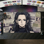 Robin anime mouse pad XL gaming desk mat Smiling Straight Gothic