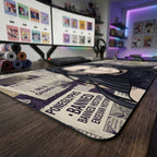 Robin anime mouse pad XL gaming desk mat Smiling Straight Gothic