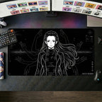 Robin anime mouse pad XL gaming desk mat Standing Confidently Gothic Future