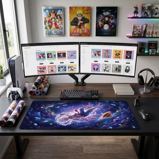 Sanji anime mouse pad XL gaming desk mat Cosmos Falling Starlight