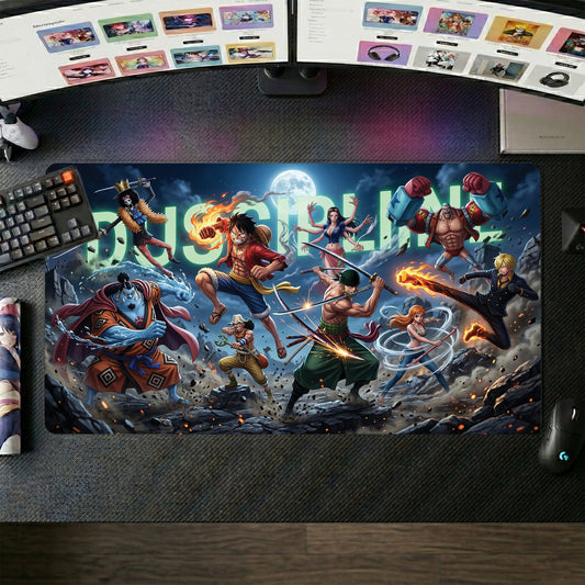 Sanji anime mouse pad XL gaming desk mat Fighting Stance Dark Fantasy