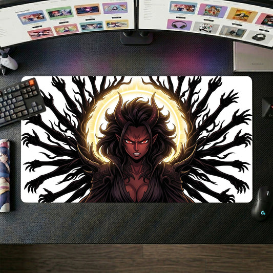Straw Hats anime mouse pad XL gaming desk mat Mysterious Stance Dark Fantasy