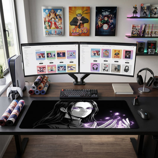 Straw Hats anime mouse pad XL gaming desk mat Not Recognized Dark Magic